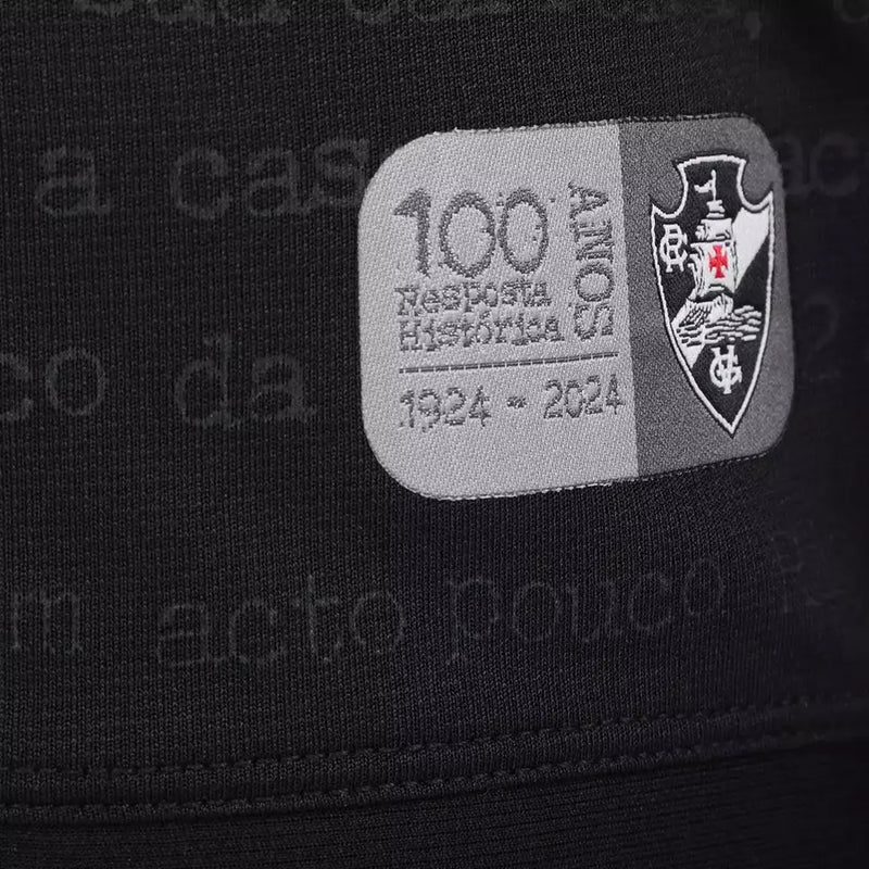 Camisa Vasco da Gama III 24/25 - Torcedor Kappa Masculina - Preta