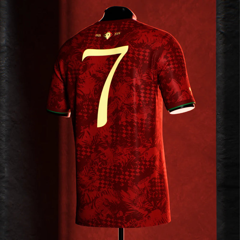 Camisa Portugal The Siu Cristiano Ronaldo 7 EURO 24/25 s/n° Torcedor Masculino - Vermelho