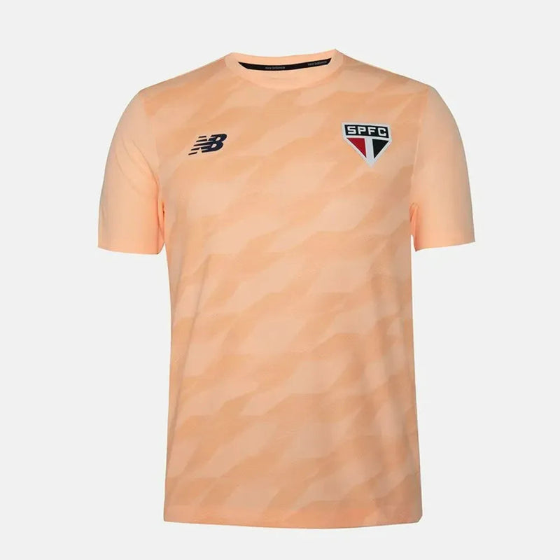 Camisa São Paulo Treino 2024/25 Bege - Modelo Torcedor